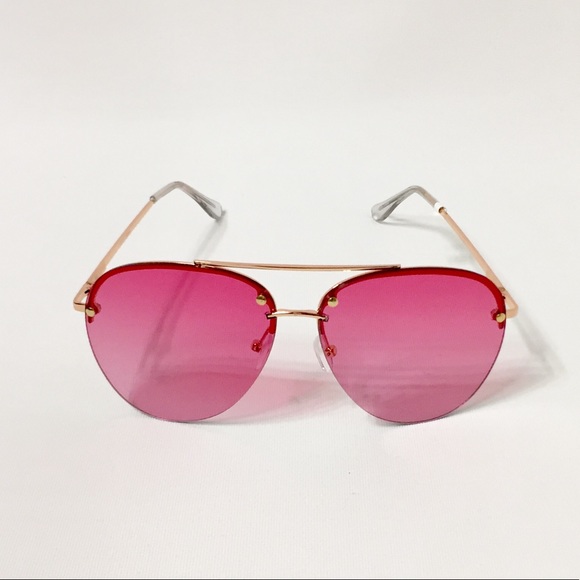 Pink Aviator sunglasses.  NWOT - Picture 1 of 6
